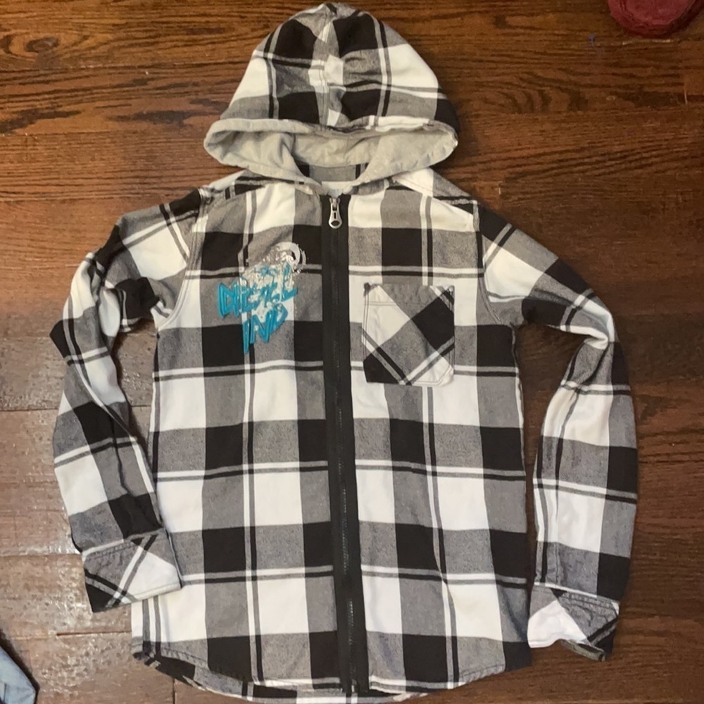 Diesel  flannellong sleeves t shirt hoodie size L